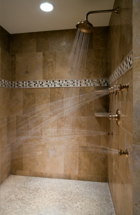 Shower Plumbing in Leawood, KS by Kevin Ginnings Plumbing Service Inc..